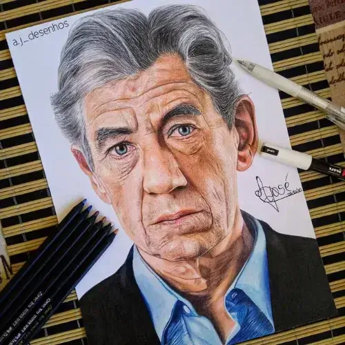 Desenho de aluno do curso Desenhando sem Dom.