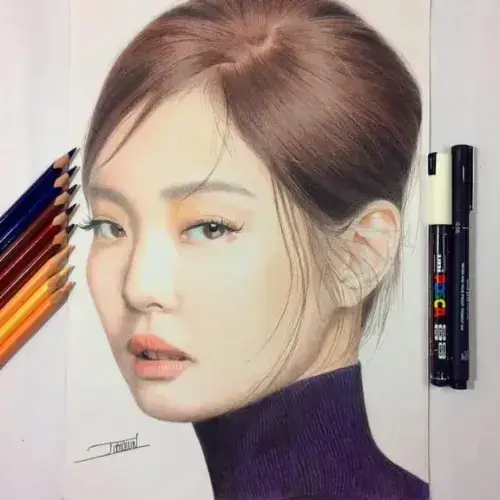 Desenho de aluno do curso Desenhando Sem dom.