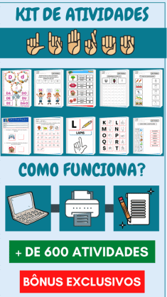 Mais de 600 atividades em libras para imprimir