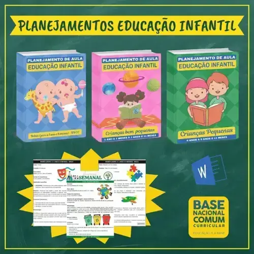 Planejamento pronto da educação infantil BNCC