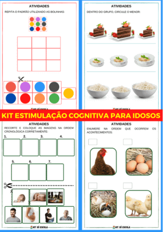 Exemplo das atividades de estimulação cognitiva para os idosos pdf para imprimir