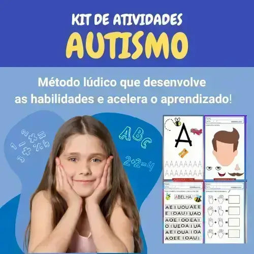 Mais de 650 Atividades infantis pedagógicos para autistas em pdf para imprimir