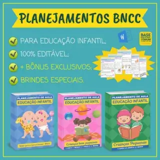 Planejamento escolar anual, mensal, diário e semanal para educação infantil