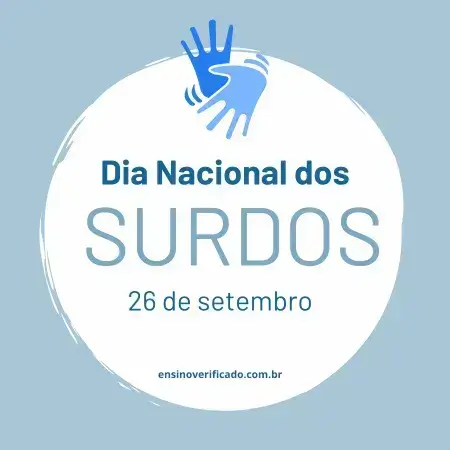 Datas comemorativas escolares para conscientização-Dia 26 de setembro dia nacional dos surdos