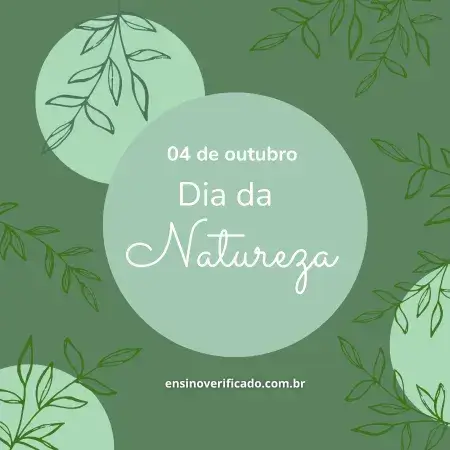 Dia de 4 de outubro dia da Natureza