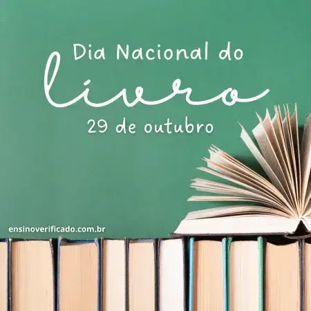 Dia 29 de outubro dia nacional do livro