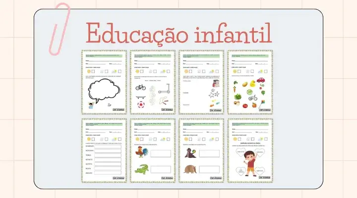 Atividades Educação Infantil para Imprimir: Vale a Pena?