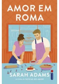 Capa do livro Amor em Roma, romance jovem ambientado na Itália