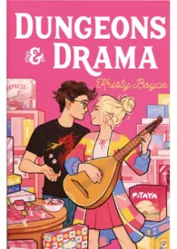 Capa do livro Dungeons & Drama, romance adolescente com humor