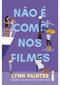 Capa do livro Não é como nos filmes, romance adolescente contemporâneo