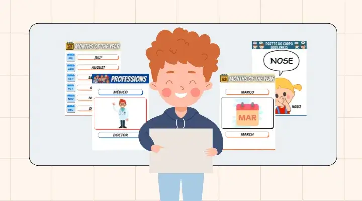 Atividades de inglês infantis para imprimir