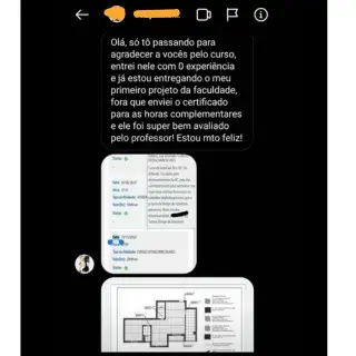 Depoimento de aluno sobre o curso de projetista da Expert Cursos