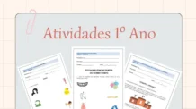 Atividades 1º ano do Ensino Fundamental para imprimir